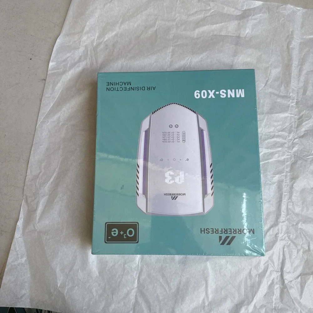 Morrerfresh MNS-X09 White Corded Electric Button Control Portable Air Purifier